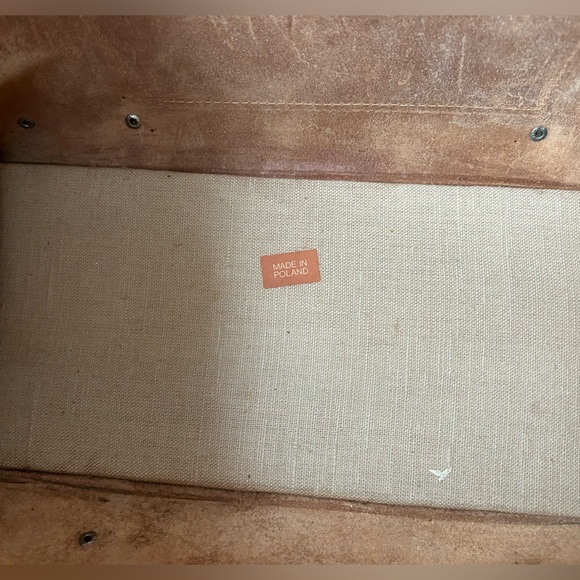 Vachetta Leather Unique Hand Made Doctor's Bag Vintage Artisan Open Flap Tote - Picture 5 of 11